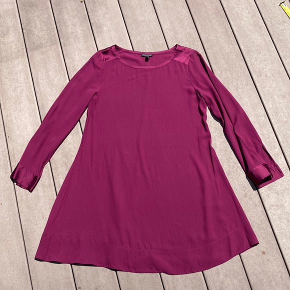 Eileen Fisher fuchsia silk dress, size s - Picture 1 of 16